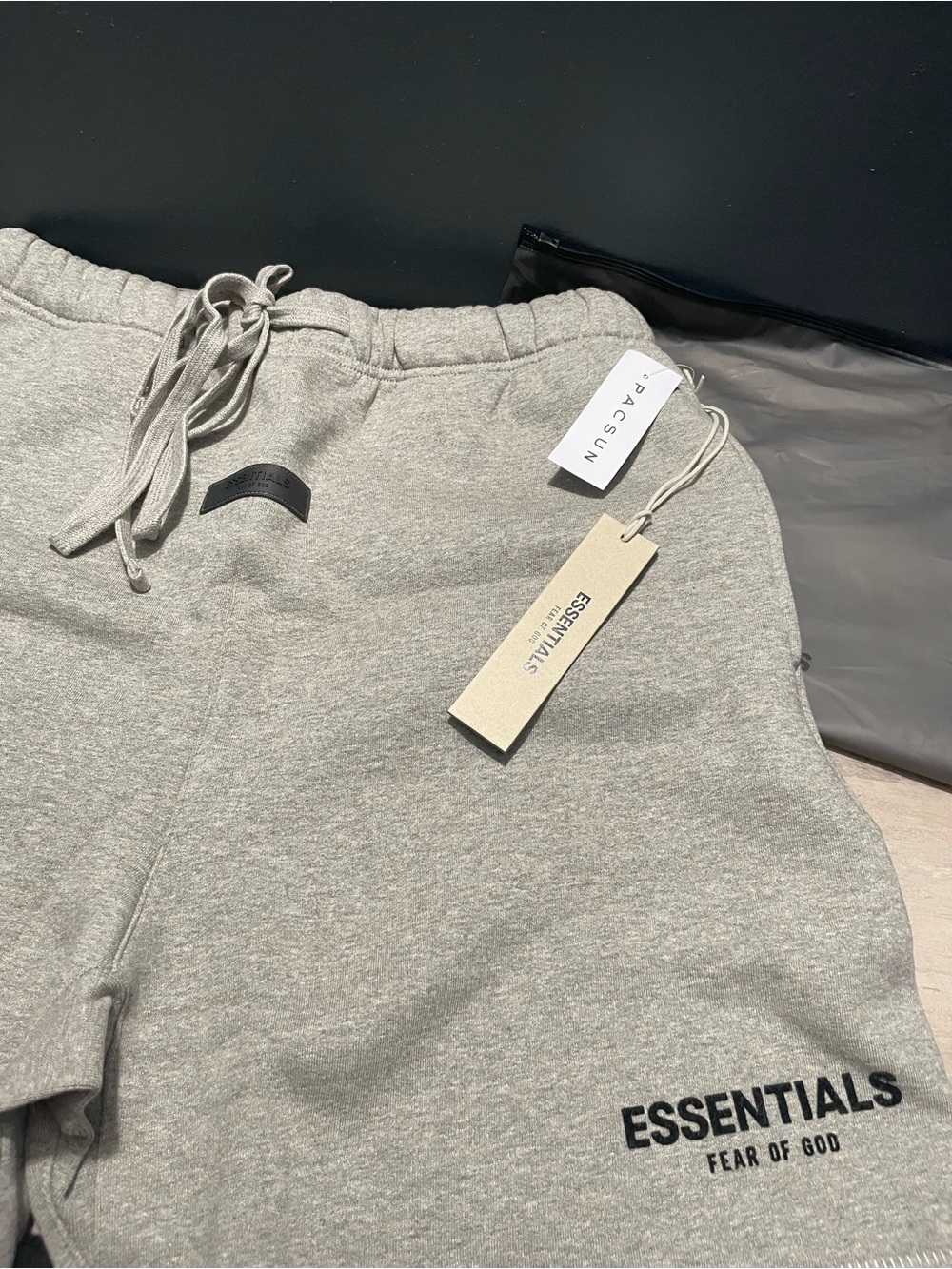 Fear of God ESSENTIALS Light Grey Athletic Sweat Shorts